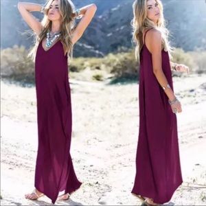 NEW Boho gypsy harem maxi dress with pockets